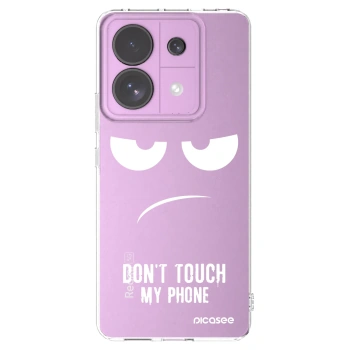 Picasee silikonový průhledný obal pro Xiaomi Redmi Note 13 Pro 5G - Nešahej mi na telefon