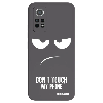 Picasee silikonový černý obal pro Xiaomi Redmi Note 12 Pro 4G - Nešahej mi na telefon