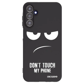 Picasee silikonový černý obal pro Samsung Galaxy A15 A155F 4G - Nešahej mi na telefon