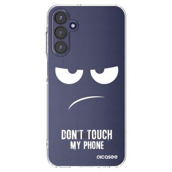Picasee silikonový průhledný obal pro Samsung Galaxy A15 A155F 4G - Nešahej mi na telefon