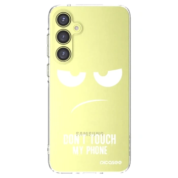 Picasee silikonový průhledný obal pro Samsung Galaxy A35 5G A356B - Nešahej mi na telefon