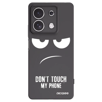 Picasee silikonový černý obal pro Xiaomi Redmi Note 13 4G - Nešahej mi na telefon