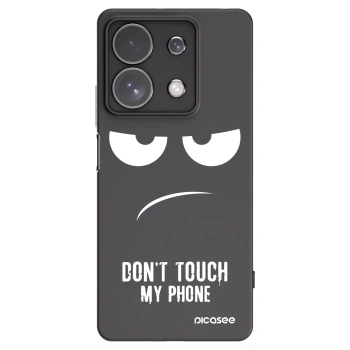 Picasee silikonový černý obal pro Xiaomi Redmi Note 13 Pro 4G - Nešahej mi na telefon
