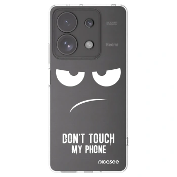 Picasee silikonový průhledný obal pro Xiaomi Redmi Note 13 Pro 4G - Nešahej mi na telefon