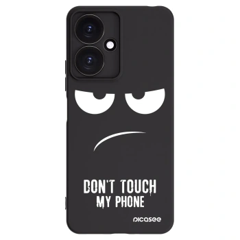 Picasee silikonový černý obal pro Xiaomi Redmi 13C 5G - Nešahej mi na telefon