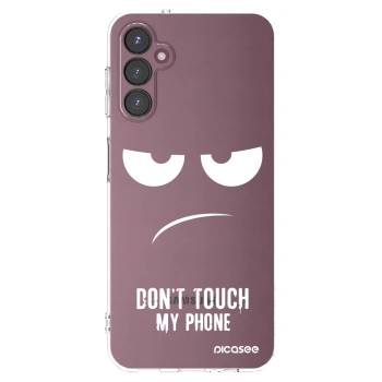Picasee silikonový průhledný obal pro Samsung Galaxy A05s A057G - Nešahej mi na telefon