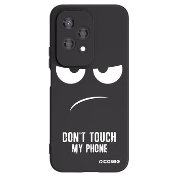 Picasee silikonový černý obal pro Honor 200 Lite - Nešahej mi na telefon