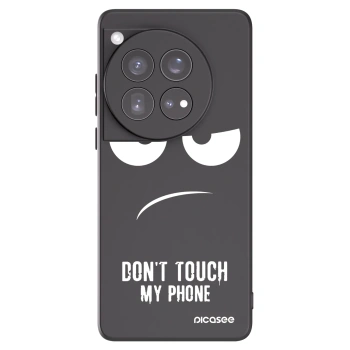 Picasee silikonový černý obal pro OnePlus 12 5G - Nešahej mi na telefon