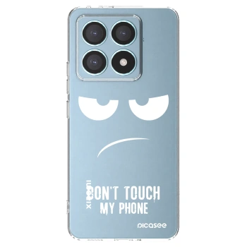 Picasee silikonový průhledný obal pro Xiaomi 14T Pro - Nešahej mi na telefon