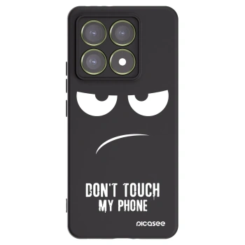 Picasee silikonový černý obal pro Xiaomi 14T - Nešahej mi na telefon