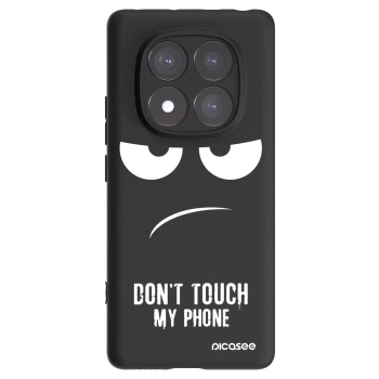 Picasee silikonový černý obal pro Xiaomi Redmi Note 14 Pro 5G - Nešahej mi na telefon