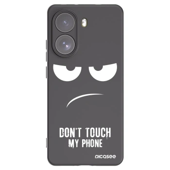 Picasee silikonový černý obal pro Xiaomi Poco X7 - Nešahej mi na telefon
