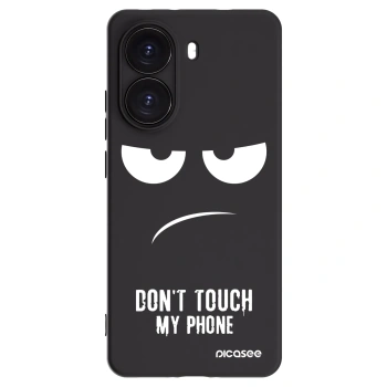 Picasee silikonový černý obal pro Xiaomi Poco X7 Pro 5G - Nešahej mi na telefon