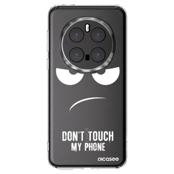 Picasee silikonový průhledný obal pro Honor Magic7 Pro 5G - Nešahej mi na telefon