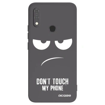 Picasee silikonový černý obal pro Xiaomi Redmi Note 7 - Nešahej mi na telefon