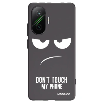 Picasee silikonový černý obal pro Xiaomi Poco F7 5G - Nešahej mi na telefon