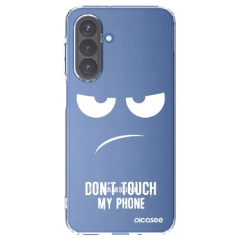 Picasee silikonový průhledný obal pro Samsung Galaxy A17 5G - Nešahej mi na telefon