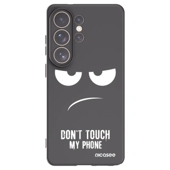 Picasee silikonový černý obal pro Samsung Galaxy S26 Ultra - Nešahej mi na telefon