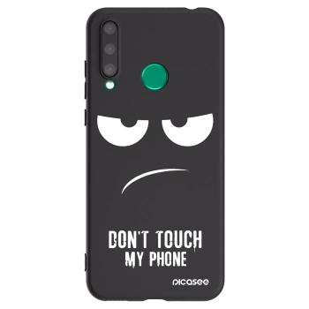 Picasee silikonový černý obal pro Honor 20 Lite - Nešahej mi na telefon