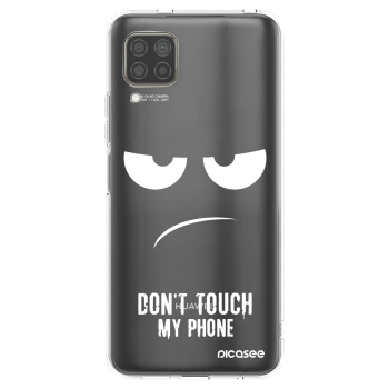 Picasee silikonový průhledný obal pro Huawei P40 Lite - Nešahej mi na telefon
