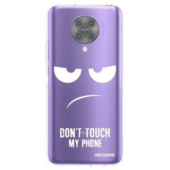 Picasee silikonový průhledný obal pro Xiaomi Poco F2 Pro - Nešahej mi na telefon