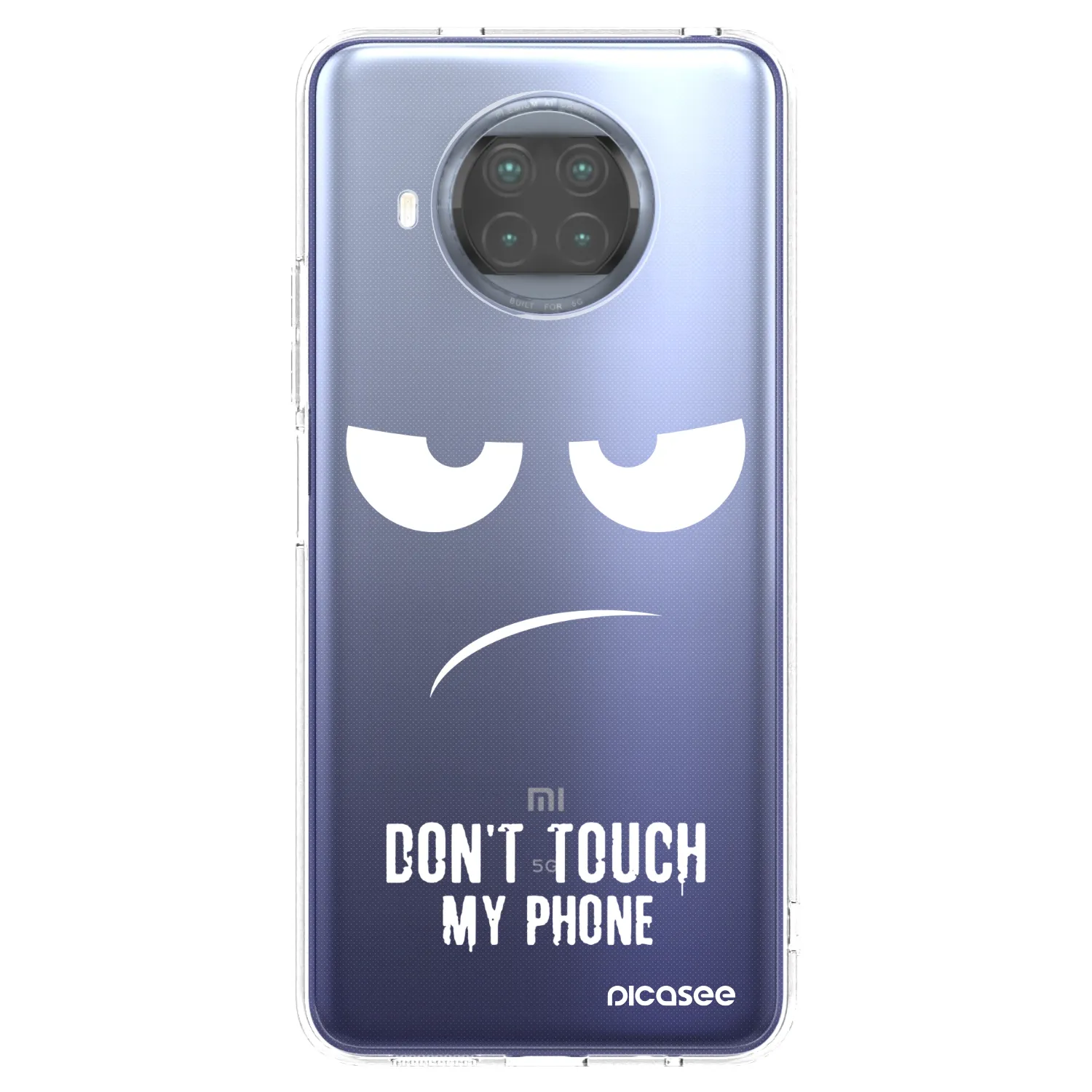 Picasee silikonový průhledný obal pro Xiaomi Mi 10T Lite - Nešahej mi na telefon