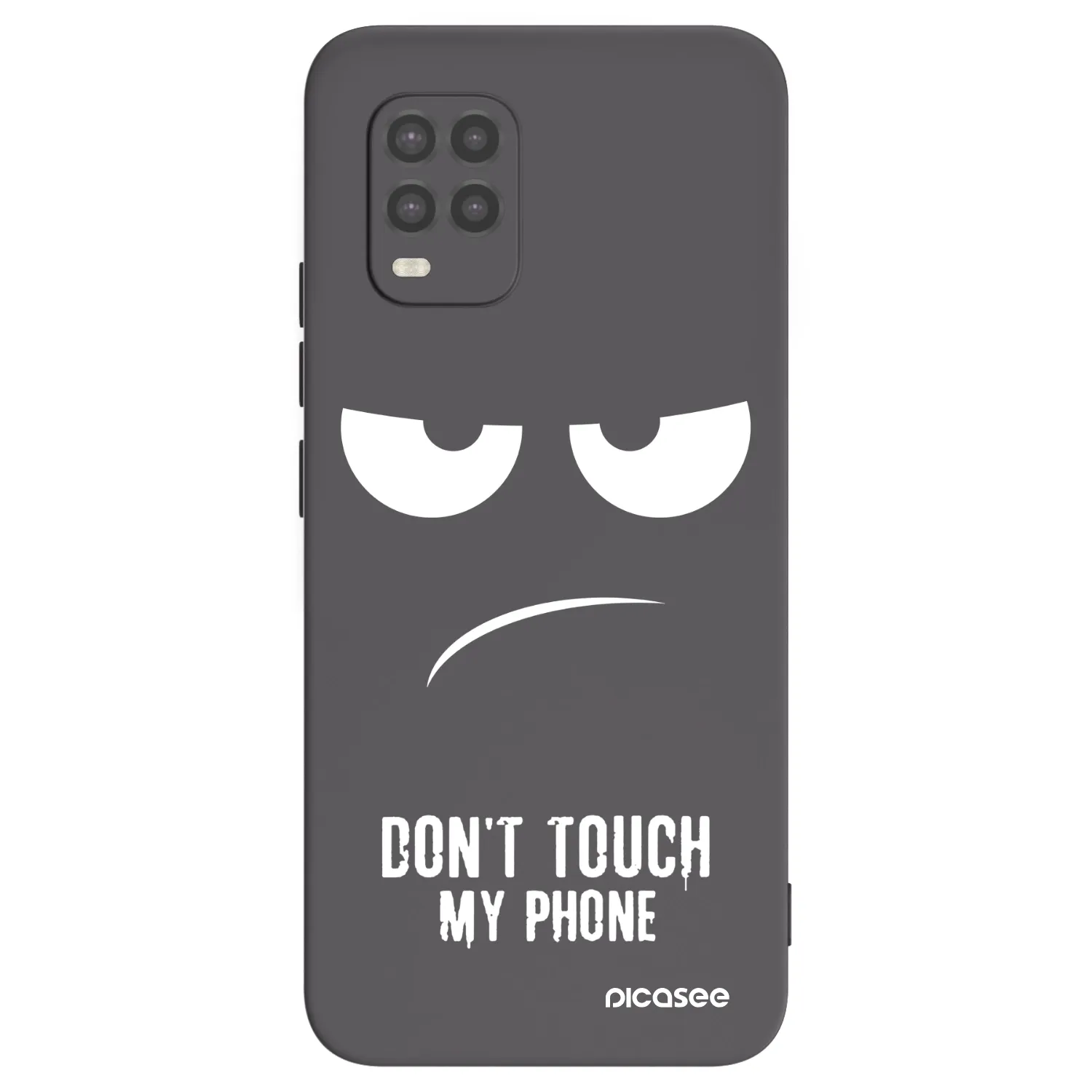 Picasee silikonový černý obal pro Xiaomi Mi 10 Lite - Nešahej mi na telefon