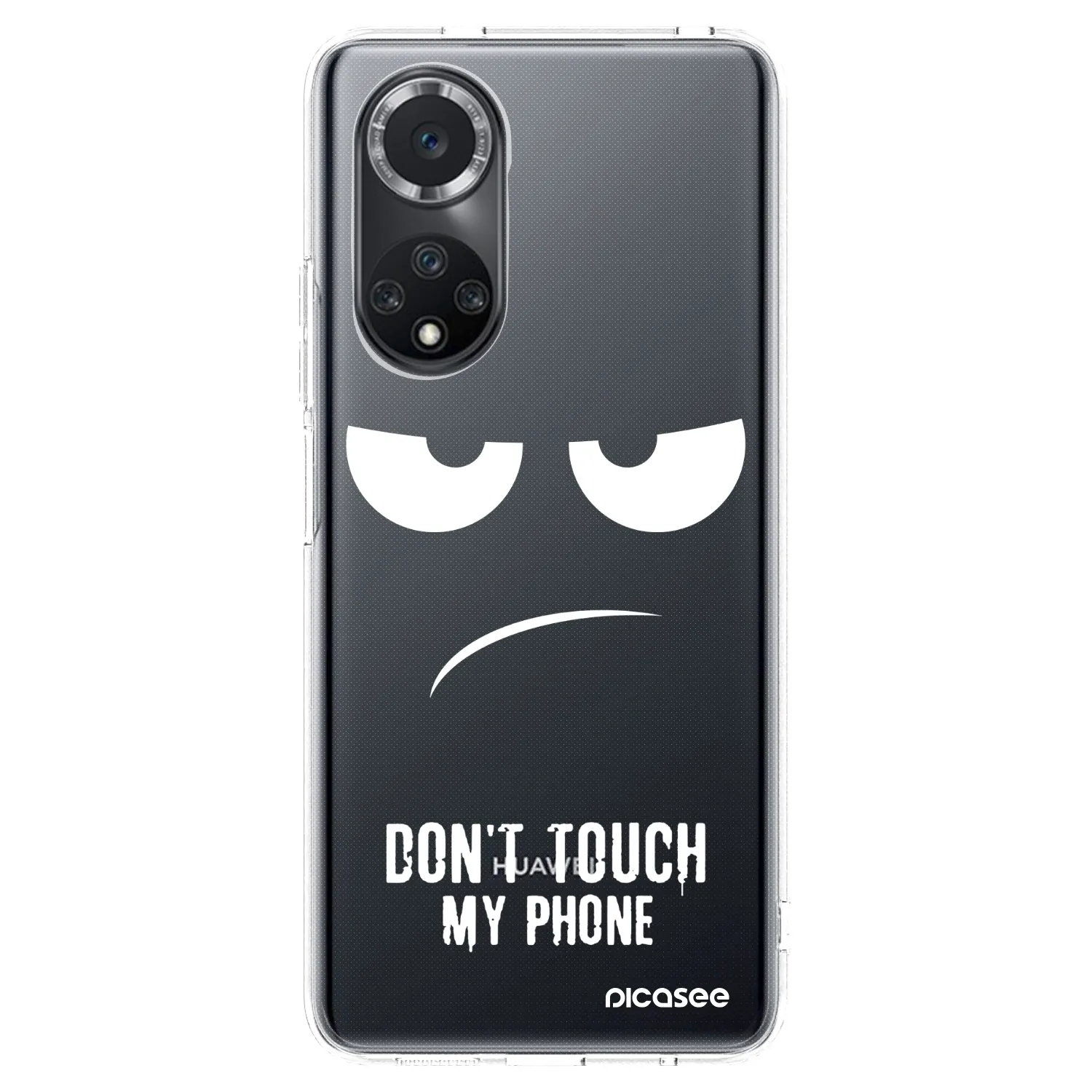 Picasee silikonový průhledný obal pro Huawei Nova 9 SE - Nešahej mi na telefon