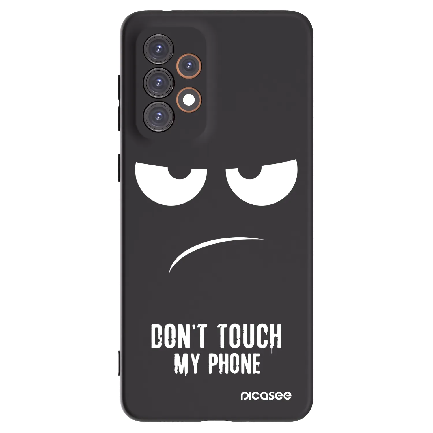 Picasee silikonový černý obal pro Samsung Galaxy A33 5G A336 - Nešahej mi na telefon