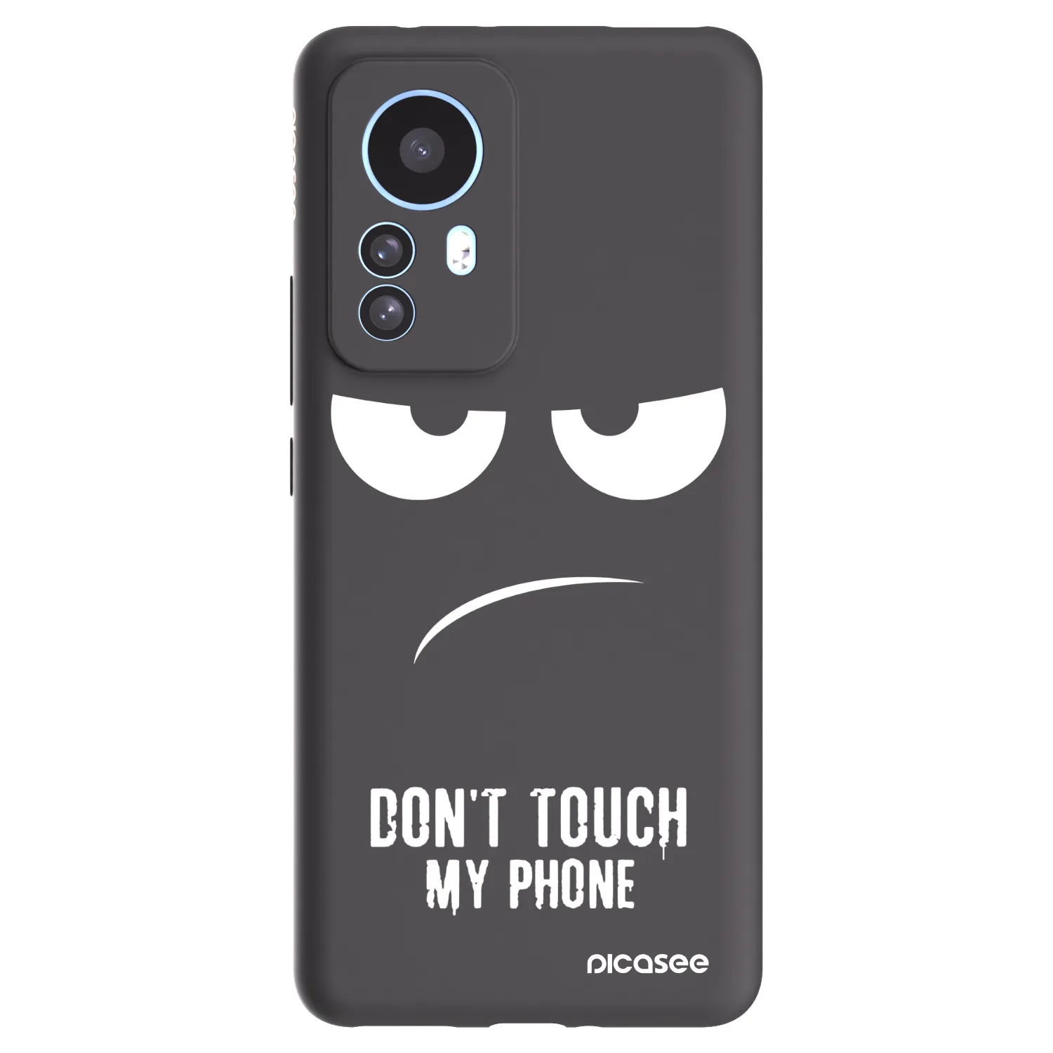 Picasee silikonový černý obal pro Xiaomi 12T - Nešahej mi na telefon