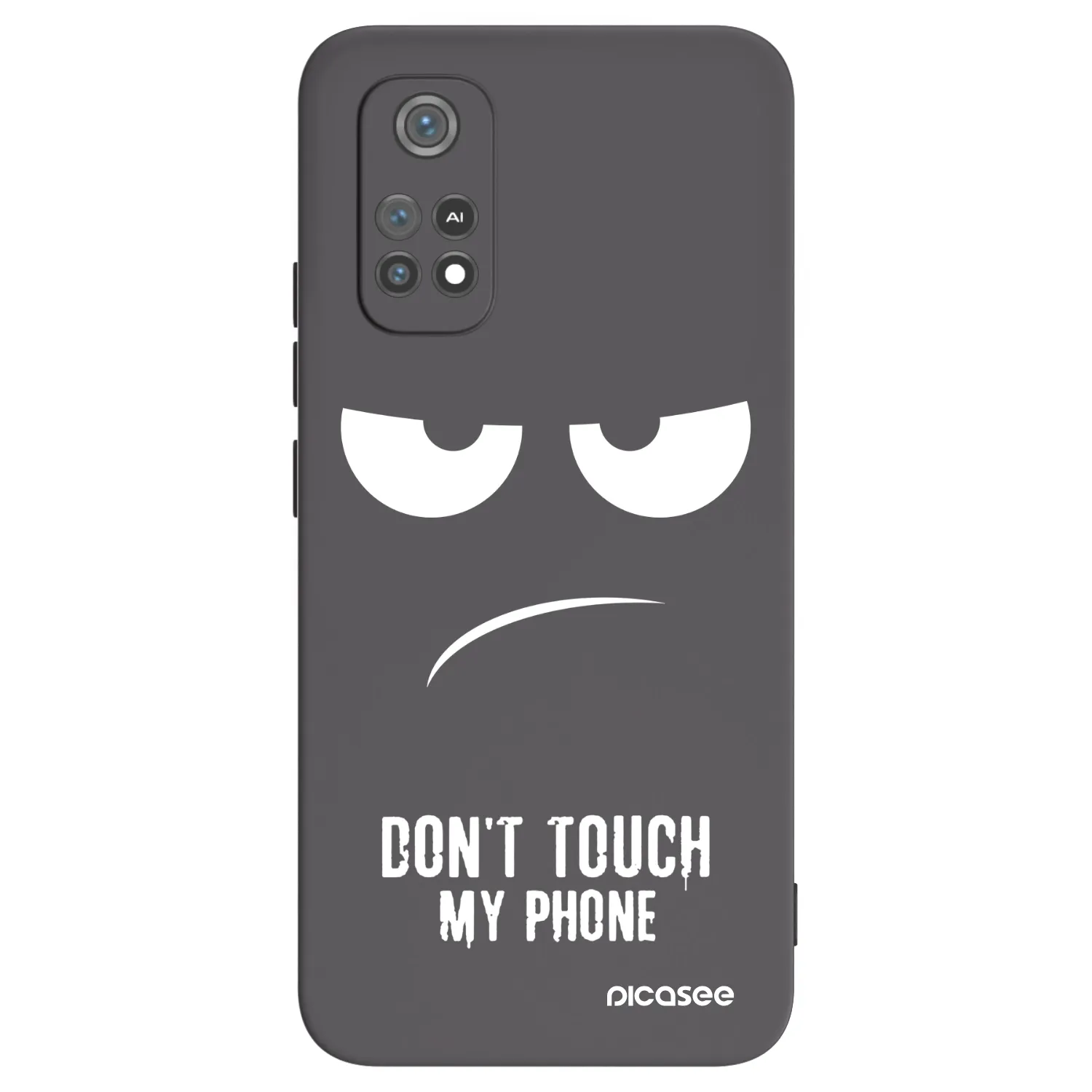Picasee silikonový černý obal pro Xiaomi Poco M4 Pro - Nešahej mi na telefon