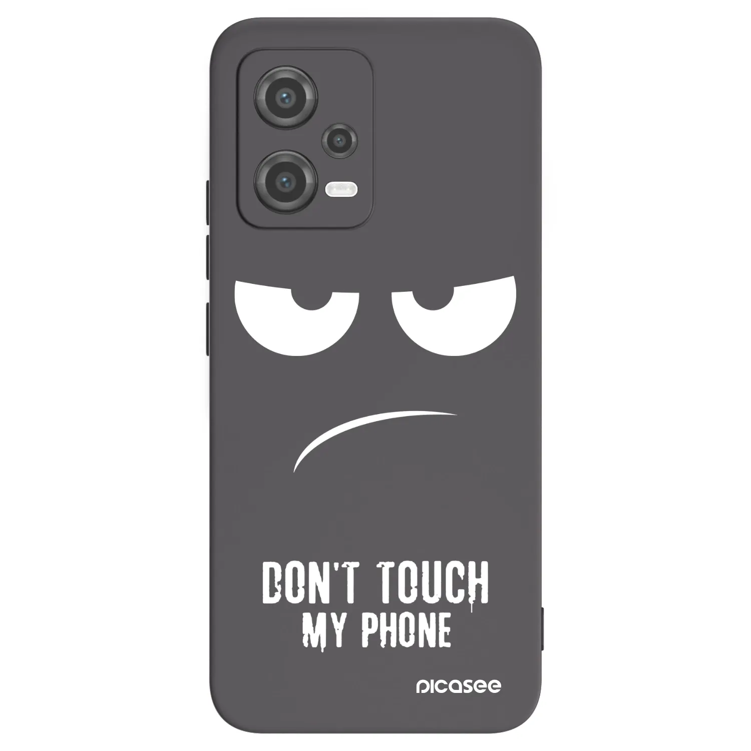 Picasee silikonový černý obal pro Xiaomi Poco X5 - Nešahej mi na telefon
