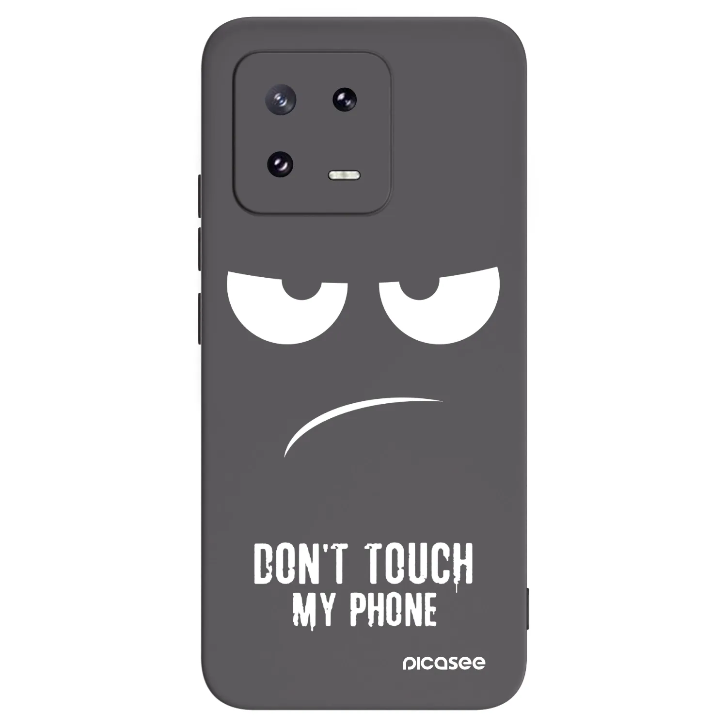 Picasee silikonový černý obal pro Xiaomi 13 Pro - Nešahej mi na telefon