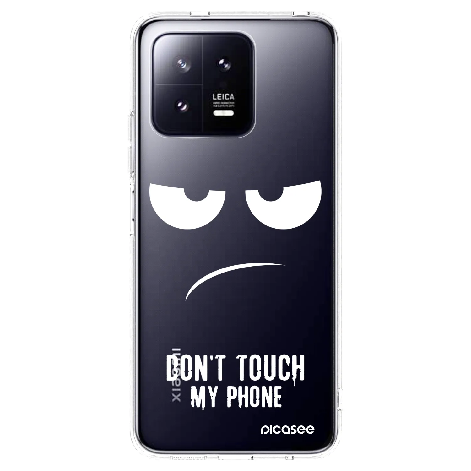 Picasee silikonový průhledný obal pro Xiaomi 13 Pro - Nešahej mi na telefon