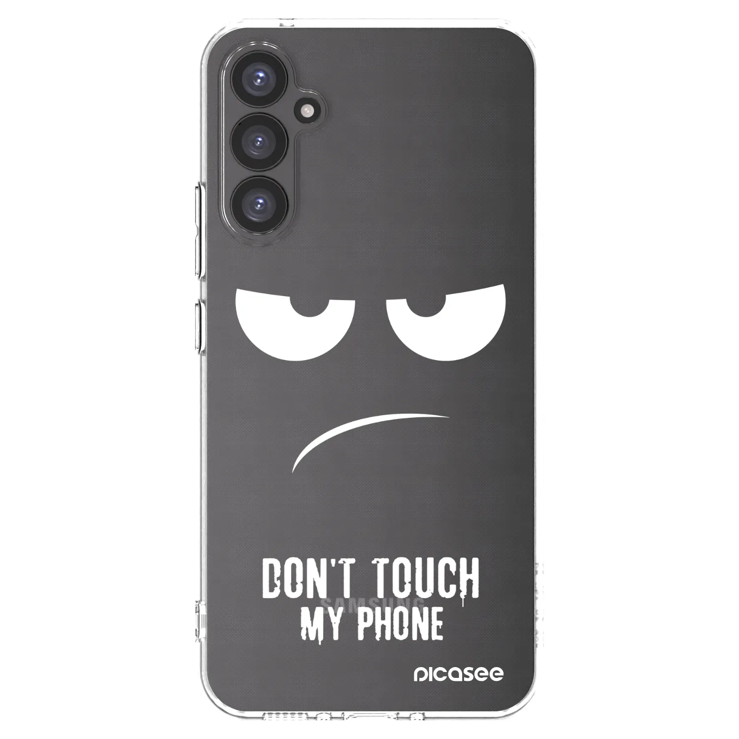 Picasee silikonový průhledný obal pro Samsung Galaxy A34 5G A346B - Nešahej mi na telefon