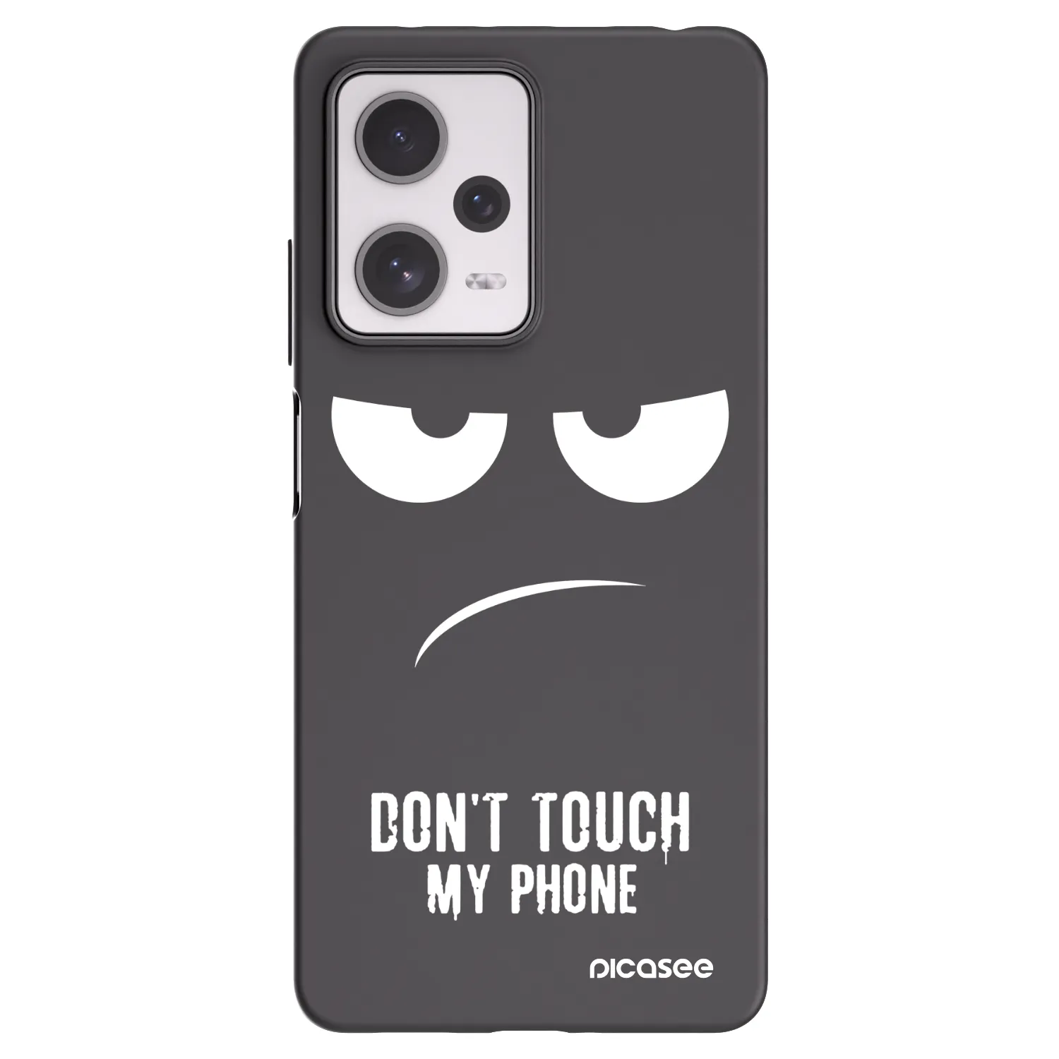 Picasee silikonový černý obal pro Xiaomi Redmi Note 12 Pro+ 5G - Nešahej mi na telefon
