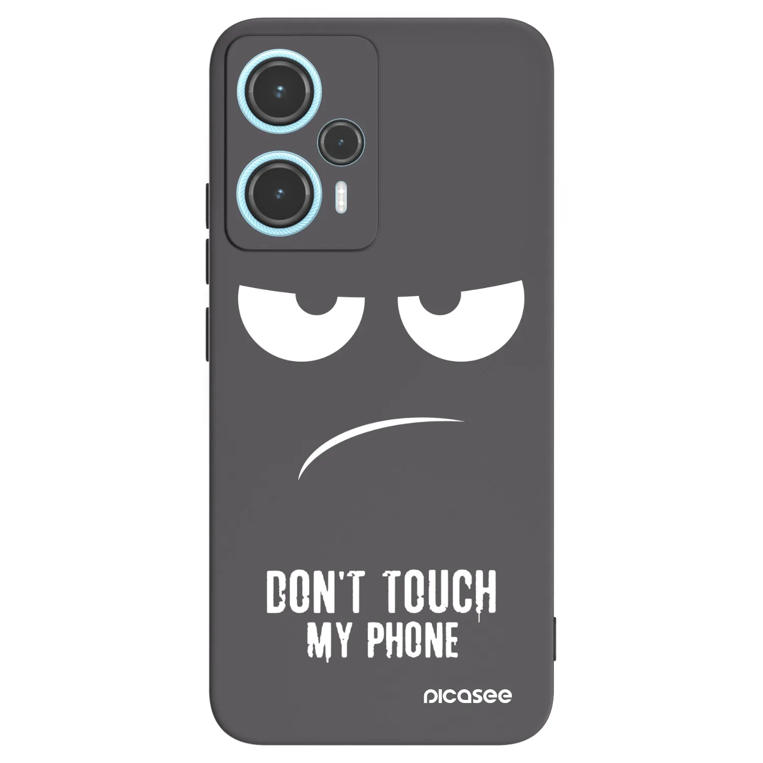 Picasee silikonový černý obal pro Xiaomi Poco F5 - Nešahej mi na telefon