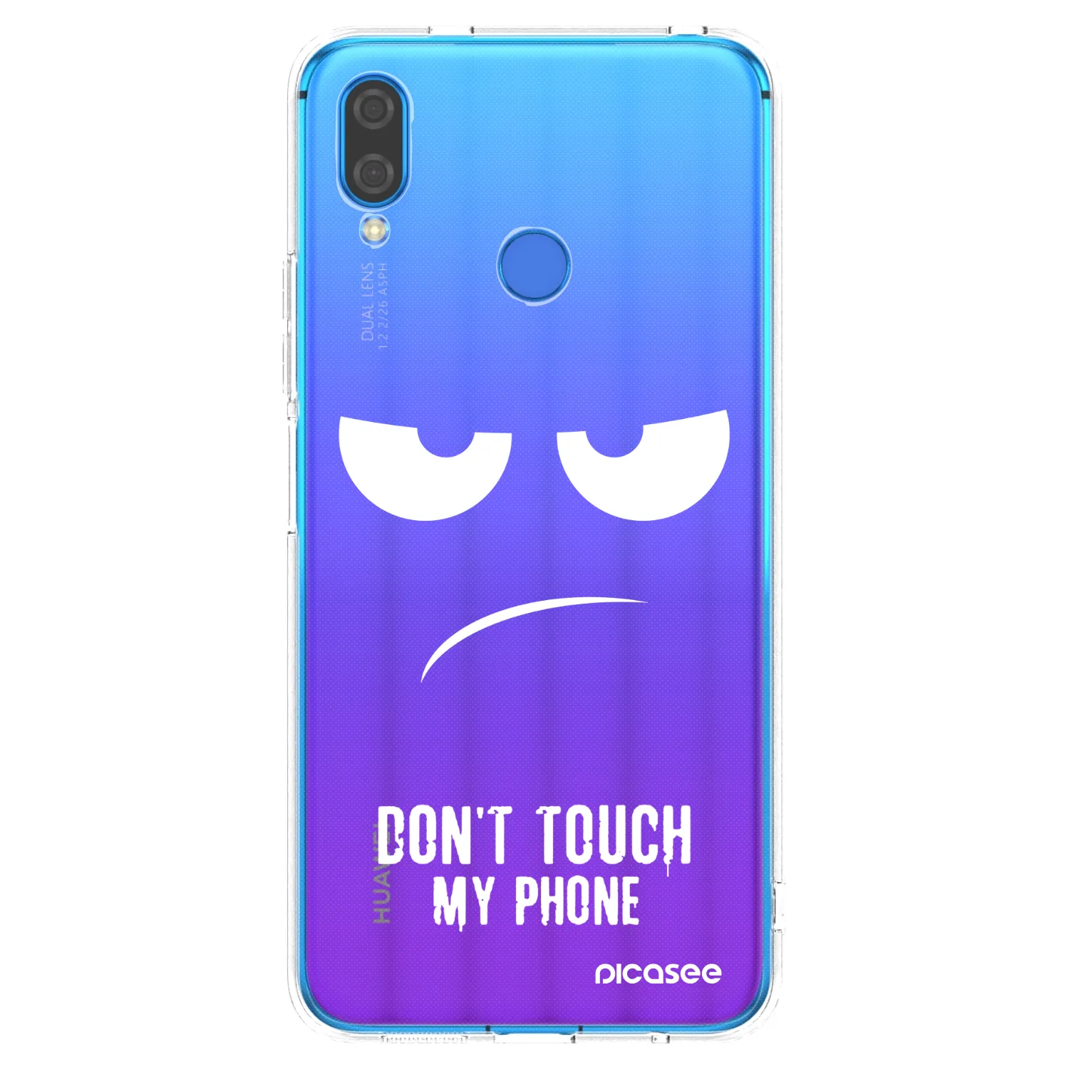 Picasee silikonový průhledný obal pro Huawei Nova 3 - Nešahej mi na telefon