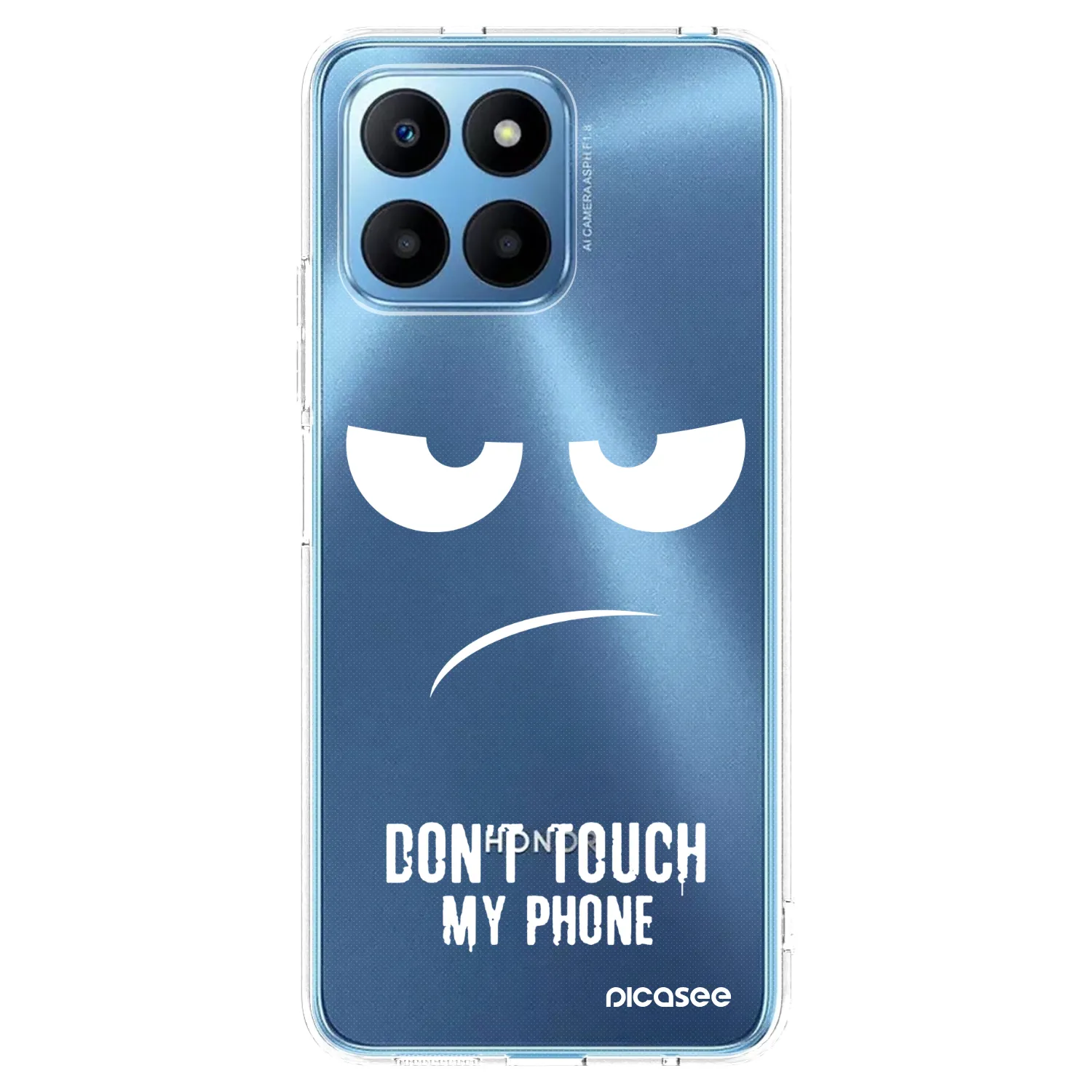 Picasee silikonový průhledný obal pro Honor 70 Lite - Nešahej mi na telefon