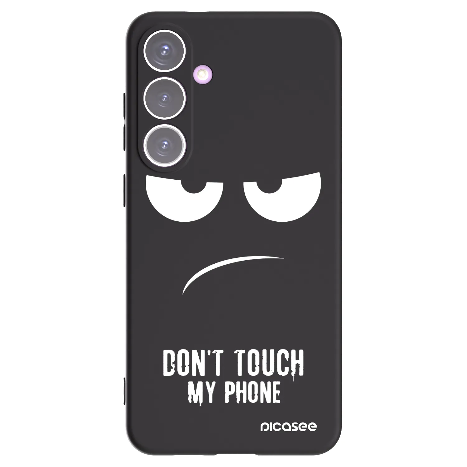 Picasee silikonový černý obal pro Samsung Galaxy S24+ S926B 5G - Nešahej mi na telefon