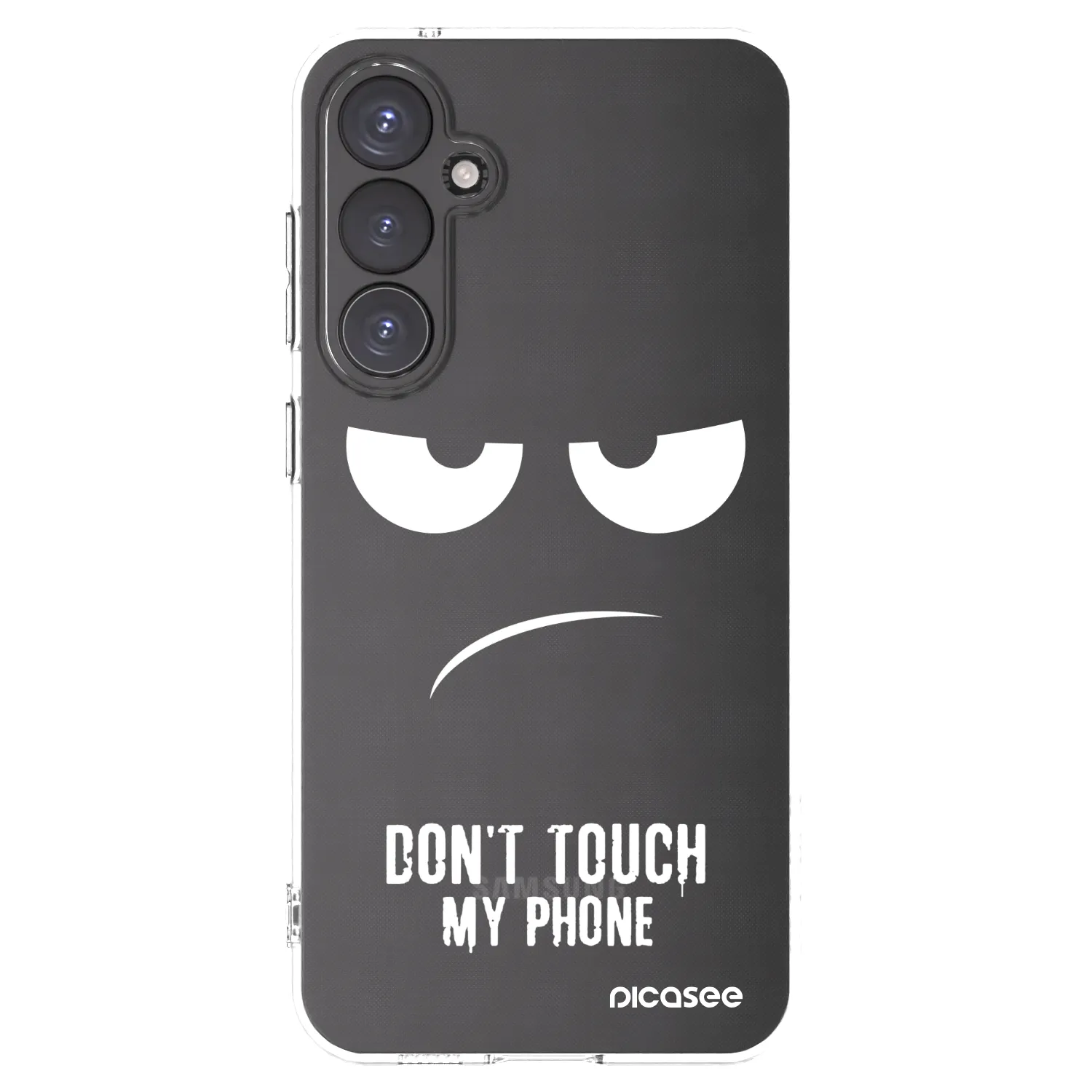 Picasee silikonový průhledný obal pro Samsung Galaxy S23 FE S711B - Nešahej mi na telefon