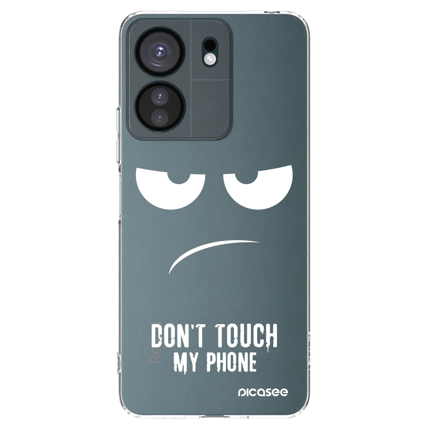 Picasee silikonový průhledný obal pro Xiaomi Redmi 13C 4G - Nešahej mi na telefon