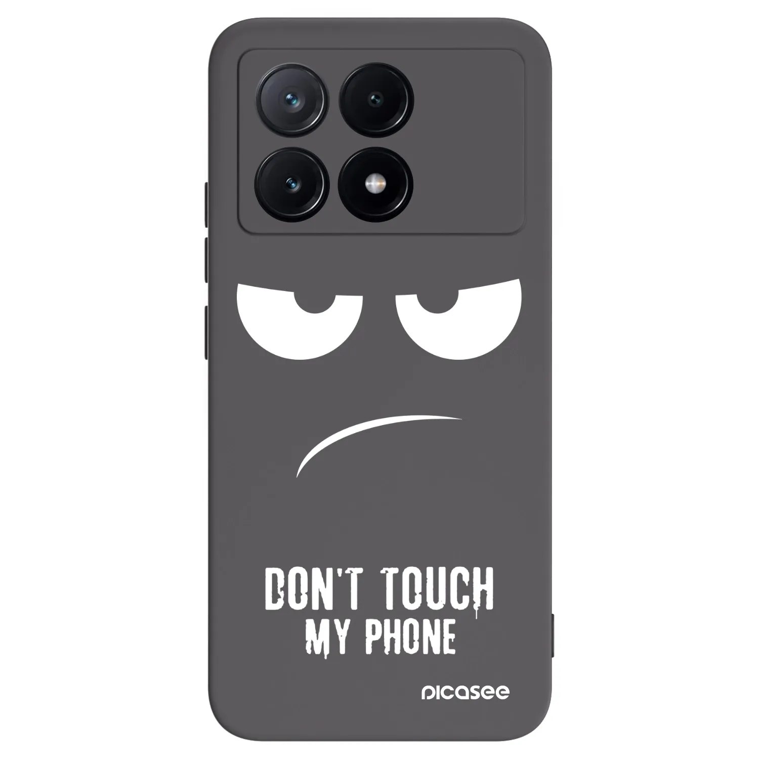Picasee silikonový černý obal pro Xiaomi Poco X6 Pro - Nešahej mi na telefon