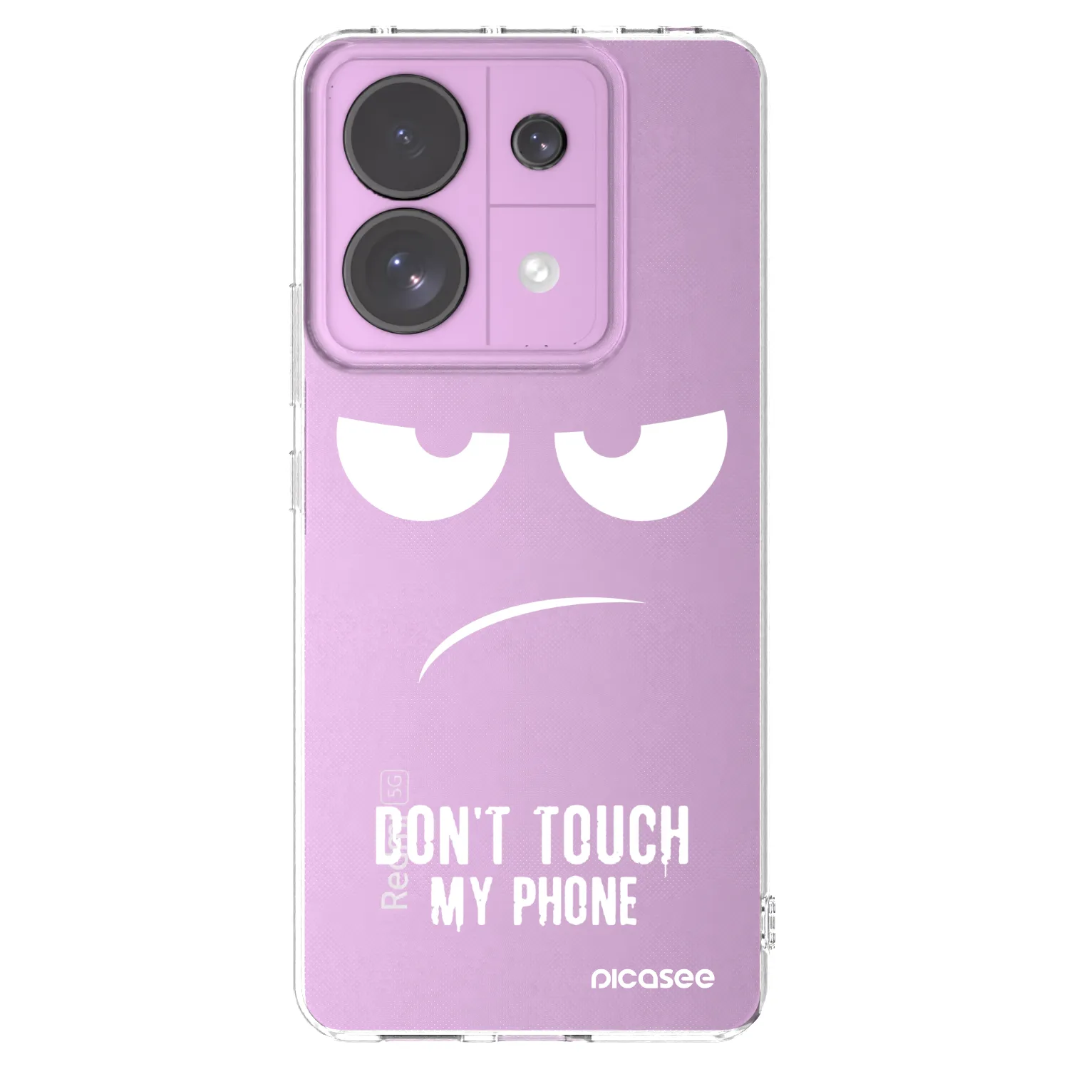 Picasee silikonový průhledný obal pro Xiaomi Redmi Note 13 Pro 5G - Nešahej mi na telefon