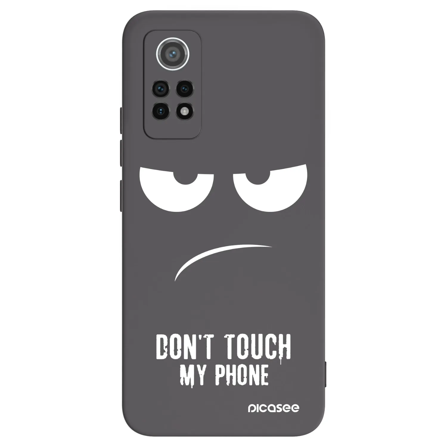 Picasee silikonový černý obal pro Xiaomi Redmi Note 12 Pro 4G - Nešahej mi na telefon