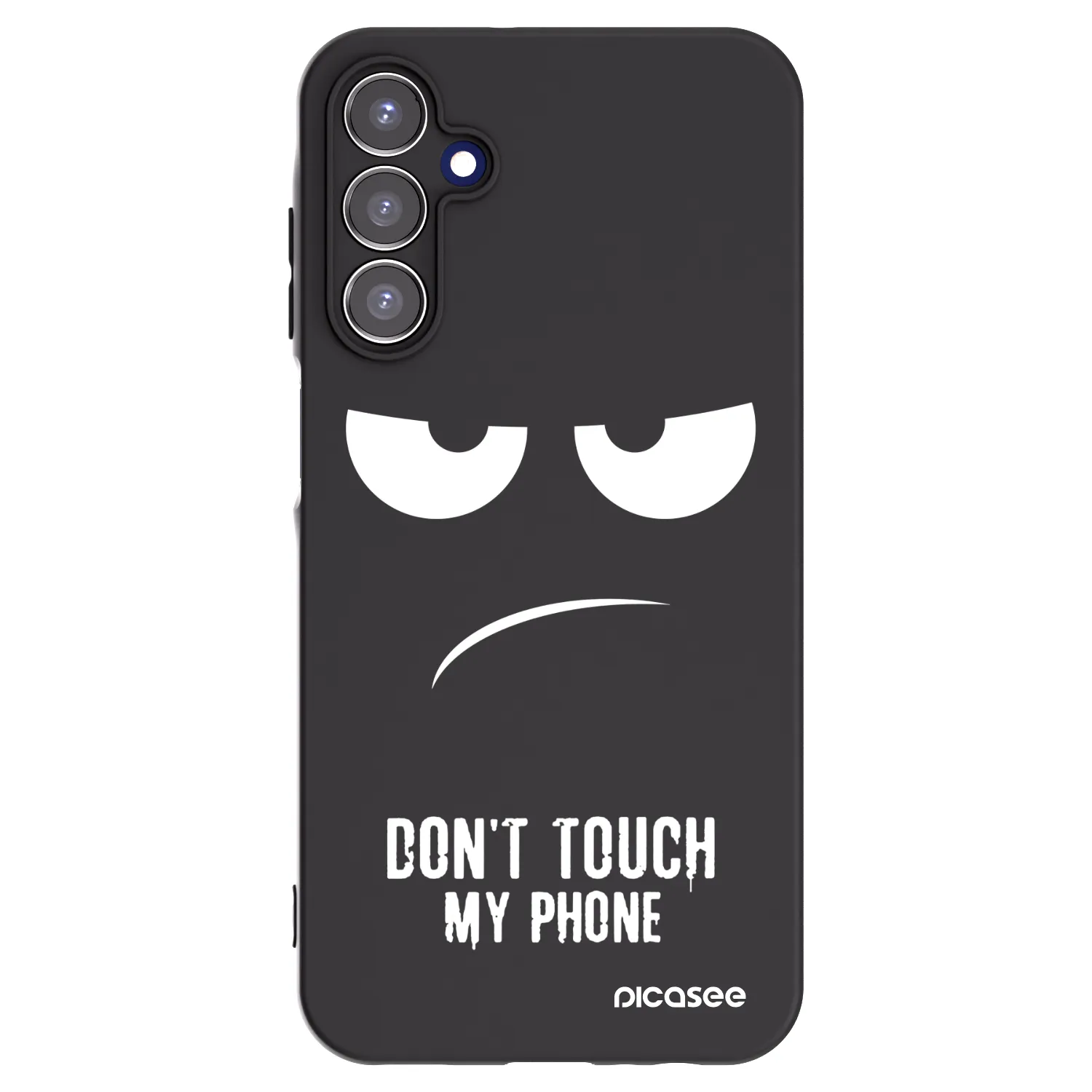 Picasee silikonový černý obal pro Samsung Galaxy A15 A155F 4G - Nešahej mi na telefon