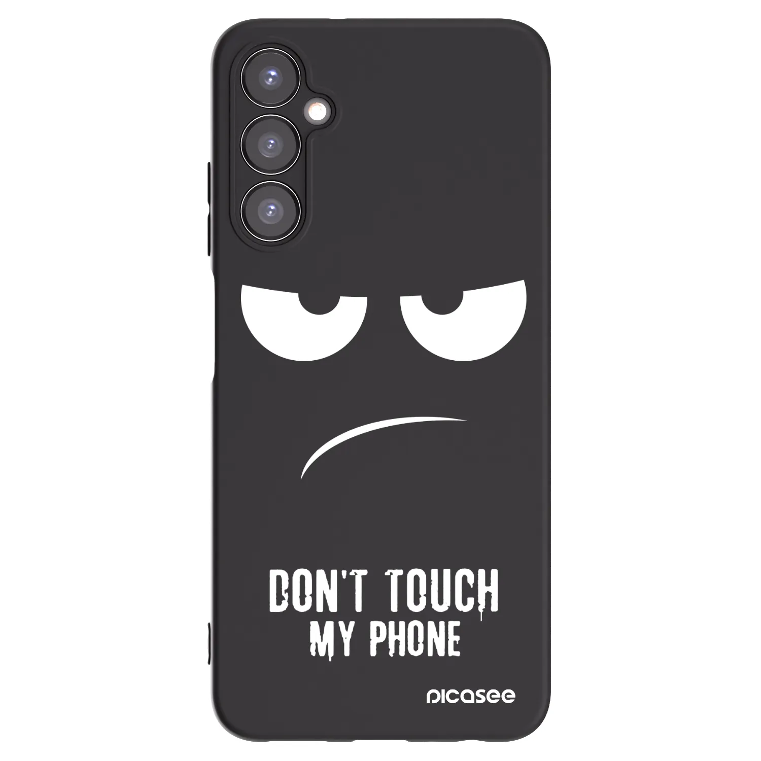 Picasee silikonový černý obal pro Samsung Galaxy A05s A057G - Nešahej mi na telefon