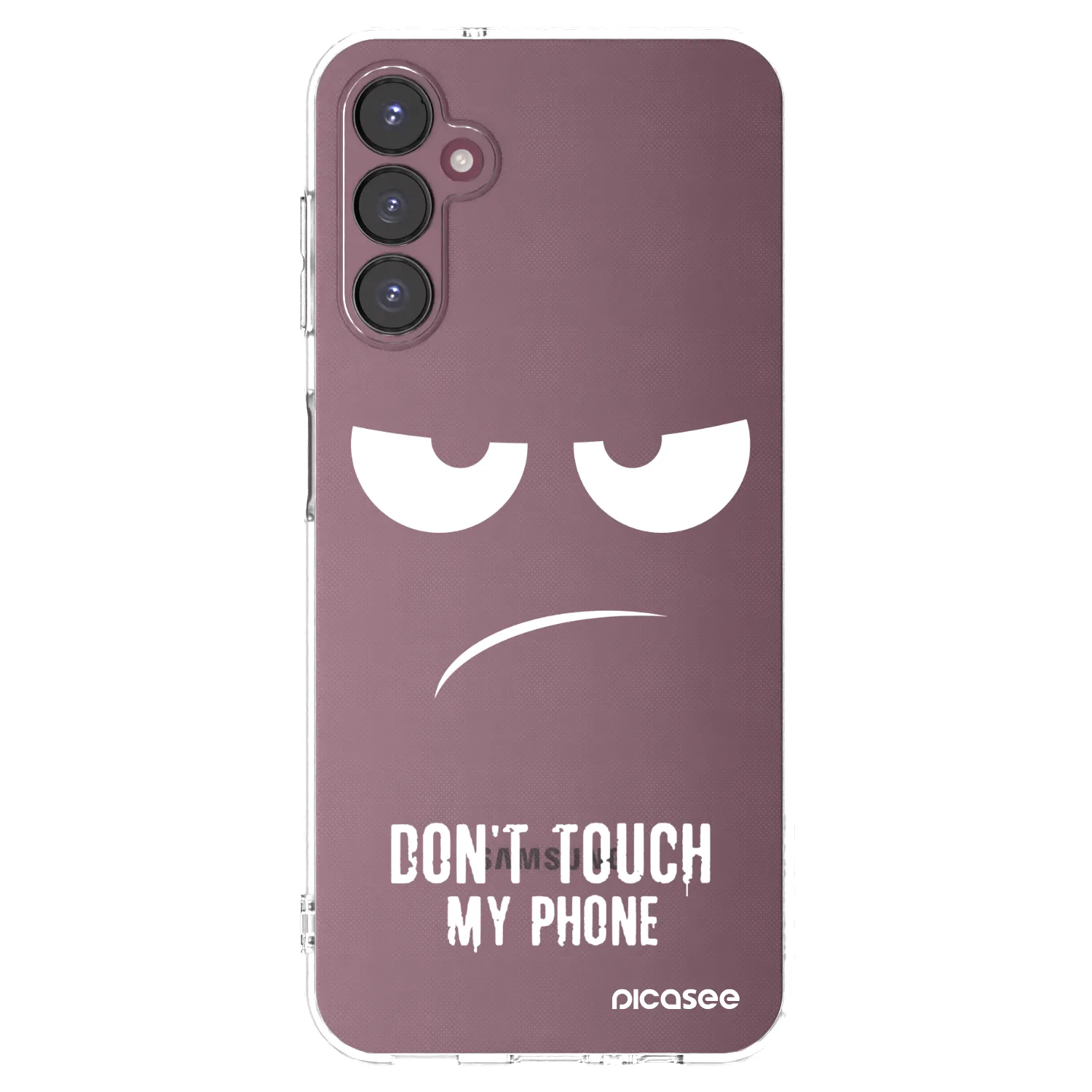 Picasee silikonový průhledný obal pro Samsung Galaxy A05s A057G - Nešahej mi na telefon