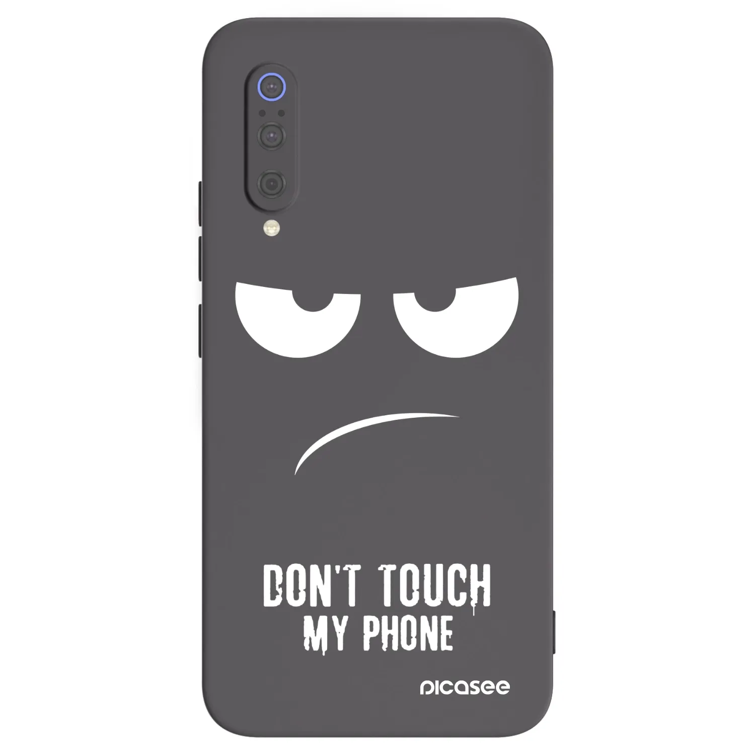 Picasee silikonový černý obal pro Xiaomi Mi 9 - Nešahej mi na telefon