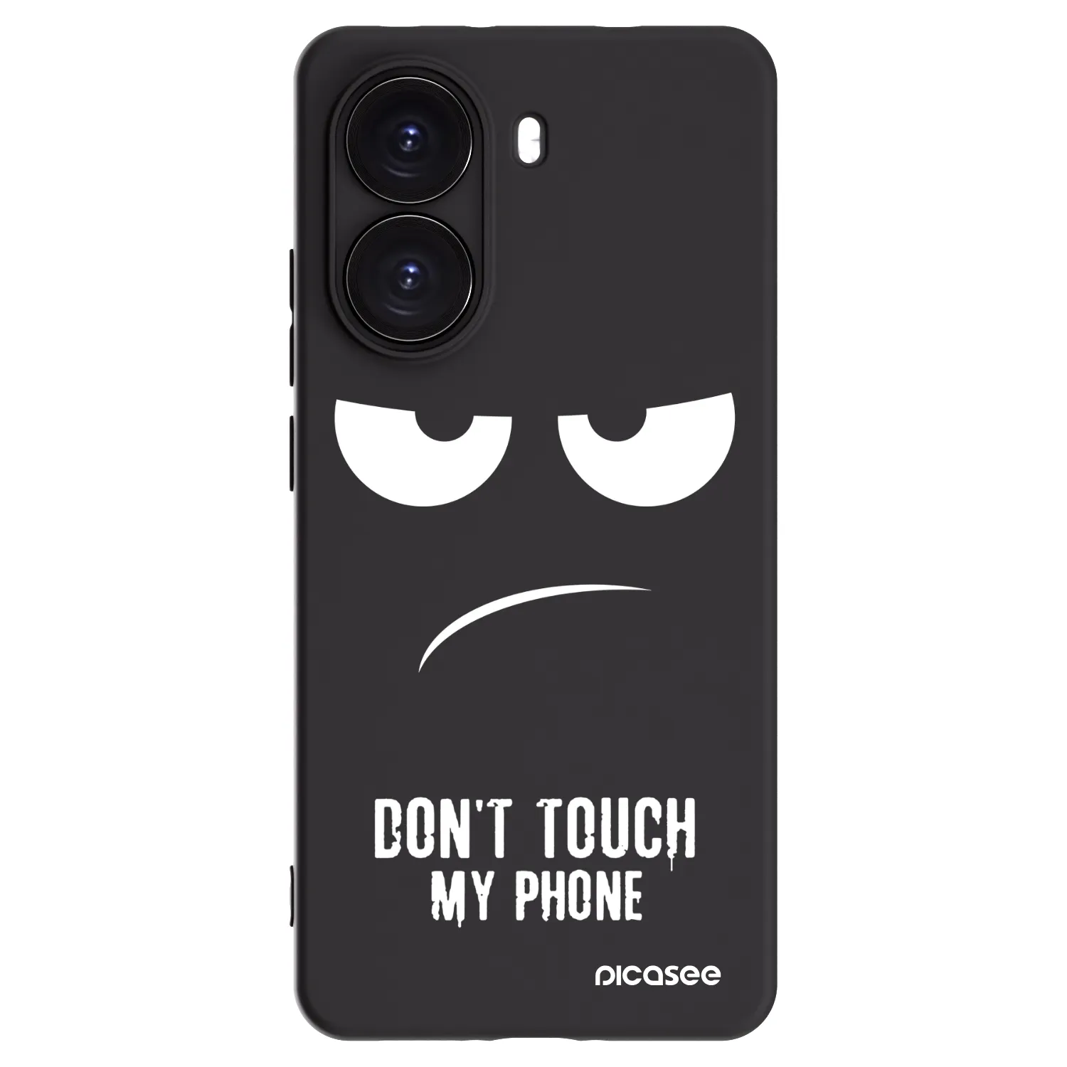 Picasee silikonový černý obal pro Xiaomi Poco X7 Pro 5G - Nešahej mi na telefon